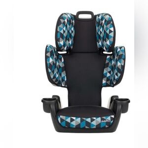Kids Booster Seat - Black and Blue